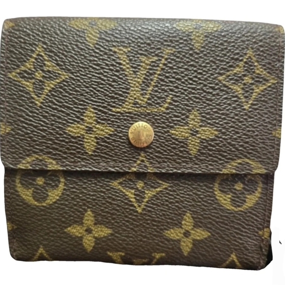 Louis Vuitton Monogram Elise Trifold Wallet - Picture 1 of 15